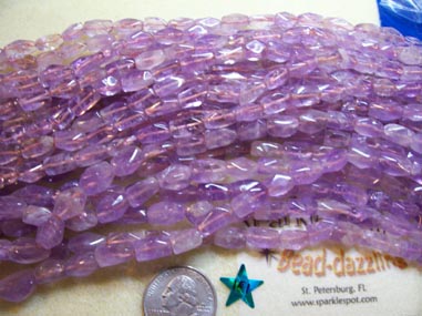 AMETRINE Faceted Irregular Brick 10mm AMETRINE Faceted Irregular Brick 10mm