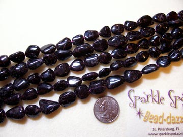 Dark INDIAN GARNET Tumbled Nuggets Dark INDIAN GARNET Tumbled Nuggets