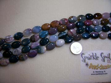 Multi-Color FANCY JASPER Oval 18mm Multi-Color FANCY JASPER Oval 18mm