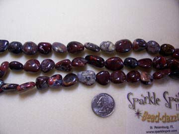 Red POPPY JASPER Tumbled Nuggets Med Red POPPY JASPER Tumbled Nuggets Med