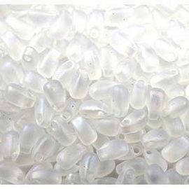 CRYSTAL AB MATTE TRANSP Miyuki Long Drop Bead CRYSTAL AB MATTE TRANSP Miyuki Long Drop Bead