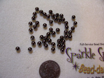 Gunmetal Black Oxide ROUND 5mm Gunmetal Black Oxide ROUND 5mm
