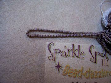 Size 10/0 PURPLE PICASSO One-Cut Seed Beads Size 10/0 PURPLE PICASSO One-Cut Seed Beads
