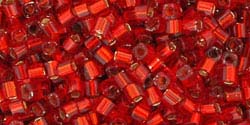3mm RUBY SILVER LINED Toho Cube Square 3mm RUBY SILVER LINED Toho Cube Square