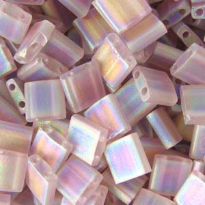 SMOKY AMETHYST MATTE AB Miyuki Tila Bead SMOKY AMETHYST MATTE AB Miyuki Tila Bead