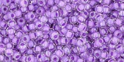 WISTERIA LINED CRYSTAL Toho Round Sz 11 WISTERIA LINED CRYSTAL Toho Round Sz 11