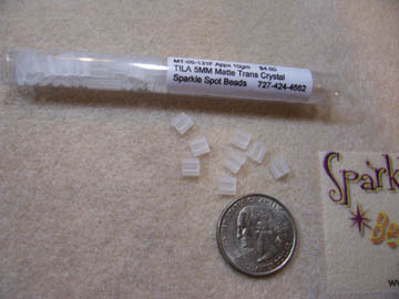 CRYSTAL MATTE TRANSPARENT TILA Beads CRYSTAL MATTE TRANSPARENT TILA Beads