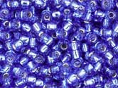 SAPPHIRE SILVER LINED Toho Round Sz 6 SAPPHIRE SILVER LINED Toho Round Sz 6