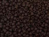 BROWN DARK CHOCOLATE FROSTED OPAQUE Toho Round Sz 11