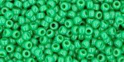GREEN SHAMROCK OPAQUE Toho Round Sz 15 GREEN SHAMROCK OPAQUE Toho Round Sz 15