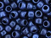 BLUE SUEDE METALLIC HYBRID Toho Round Sz 8 BLUE SUEDE METALLIC HYBRID Toho Round Sz 8