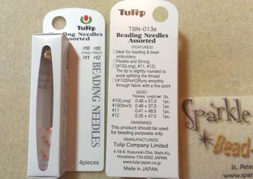 *NEW TULIP BEADING NEEDLES ASSORTMENT 4 Needles *NEW TULIP BEADING NEEDLES ASSORTMENT 4 Needles